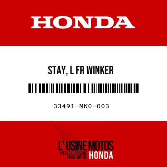 image de 33491-MN0-003 STAY, L FR WINKER