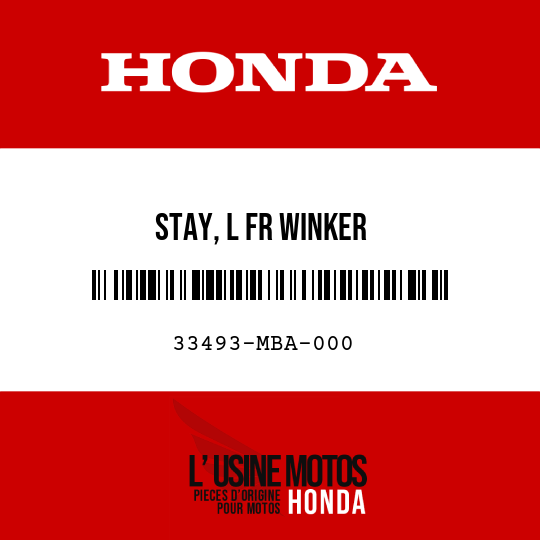 image de 33493-MBA-000 STAY, L FR WINKER
