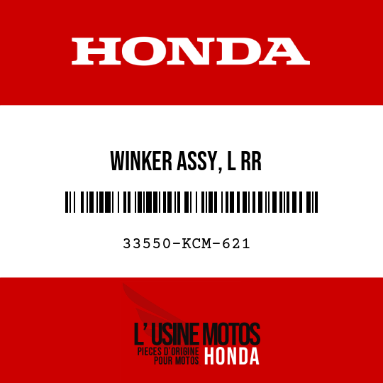 image de 33550-KCM-621 WINKER ASSY, L RR