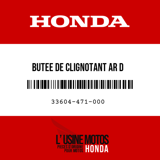 image de 33604-471-000 BUTEE DE CLIGNOTANT AR D