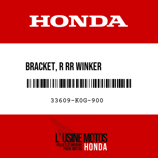 image de 33609-K0G-900 BRACKET, R RR WINKER        MOUNTING