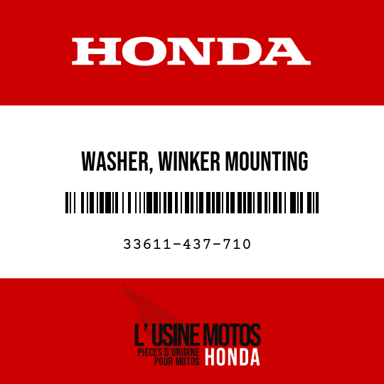 image de 33611-437-710 WASHER, WINKER MOUNTING