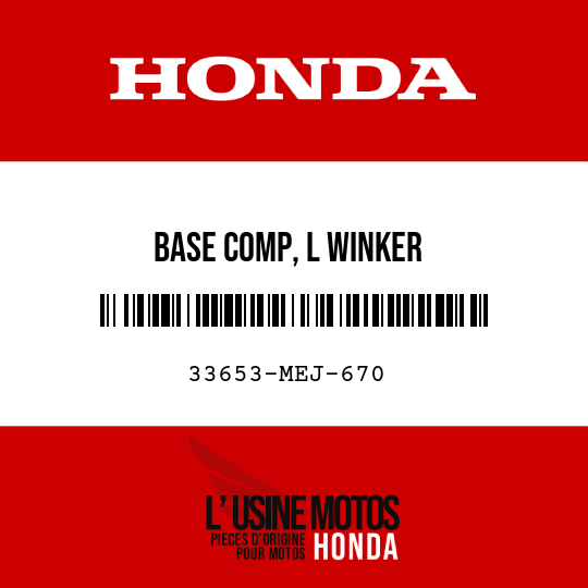 image de 33653-MEJ-670 BASE COMP, L WINKER