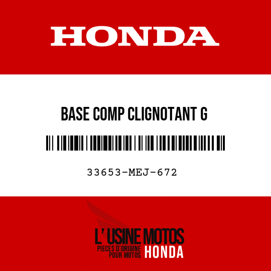 image de 33653-MEJ-672 BASE COMP CLIGNOTANT G