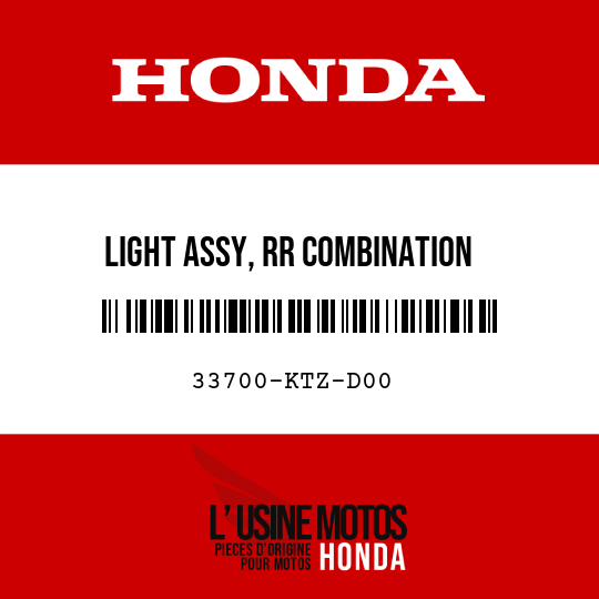 image de 33700-KTZ-D00 LIGHT ASSY, RR COMBINATION