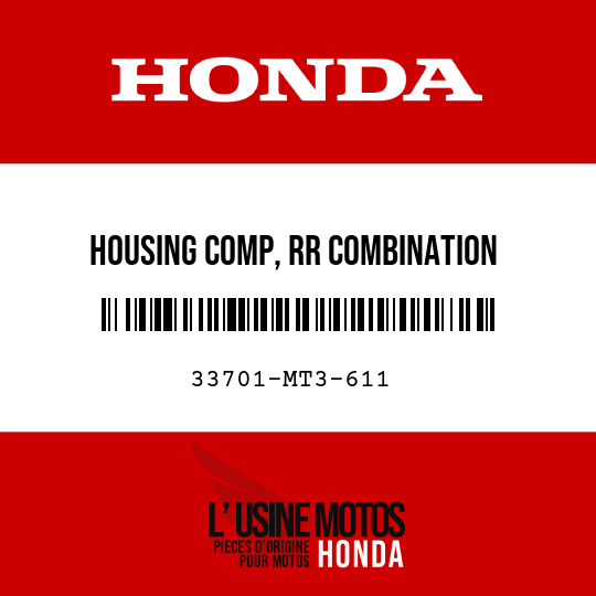 image de 33701-MT3-611 HOUSING COMP, RR COMBINATION