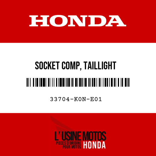 image de 33704-K0N-E01 SOCKET COMP, TAILLIGHT