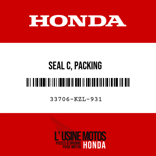image de 33706-KZL-931 SEAL C, PACKING