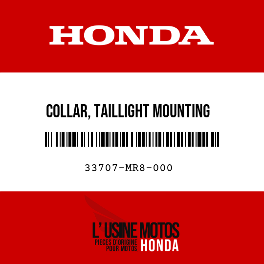 image de 33707-MR8-000 COLLAR, TAILLIGHT MOUNTING