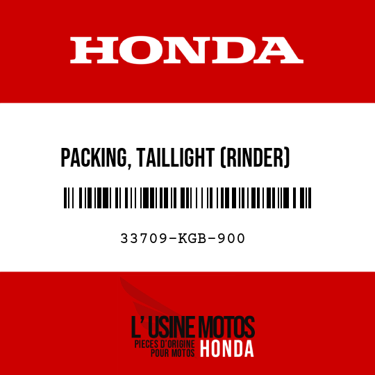 image de 33709-KGB-900 PACKING, TAILLIGHT (RINDER)