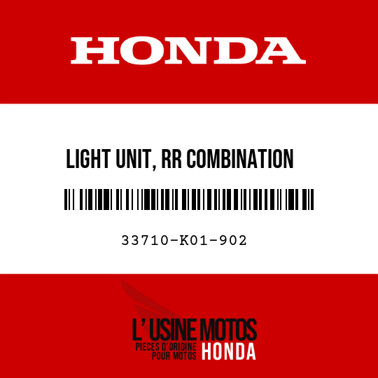 image de 33710-K01-902 LIGHT UNIT, RR COMBINATION