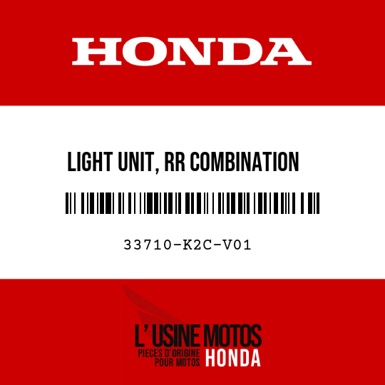 image de 33710-K2C-V01 LIGHT UNIT, RR COMBINATION