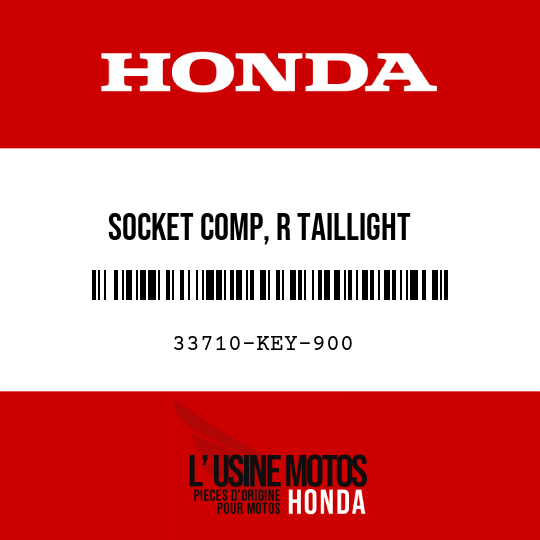 image de 33710-KEY-900 SOCKET COMP, R TAILLIGHT