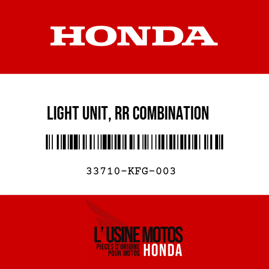 image de 33710-KFG-003 LIGHT UNIT, RR COMBINATION