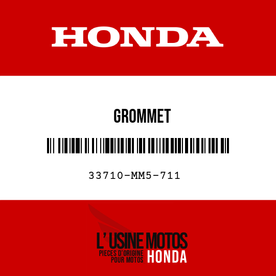 image de 33710-MM5-711 GROMMET
