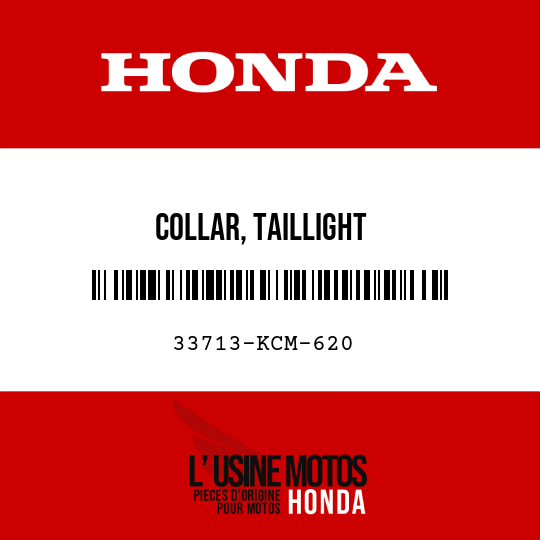 image de 33713-KCM-620 COLLAR, TAILLIGHT