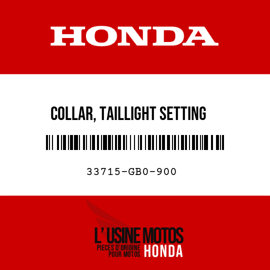 image de 33715-GB0-900 COLLAR, TAILLIGHT SETTING