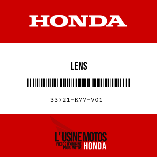 image de 33721-K77-V01 LENS
