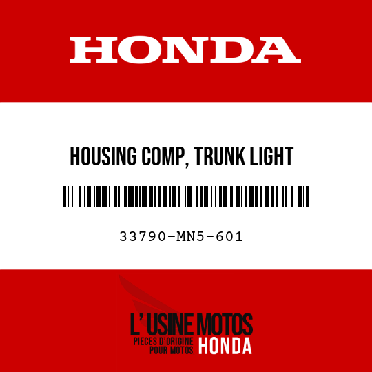 image de 33790-MN5-601 HOUSING COMP, TRUNK LIGHT