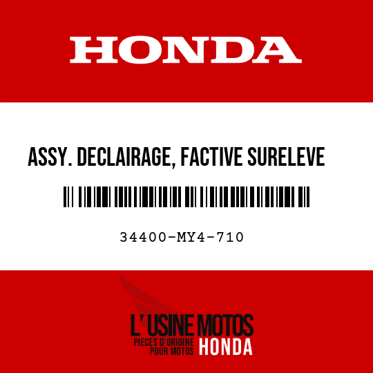 image de 34400-MY4-710 ASSY. DECLAIRAGE, FACTIVE SURELEVE
