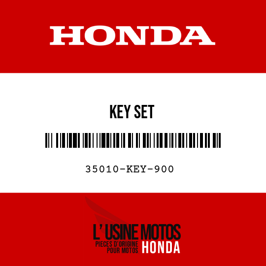image de 35010-KEY-900 KEY SET
