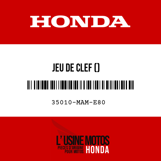 image de 35010-MAM-E80 JEU DE CLEF ()