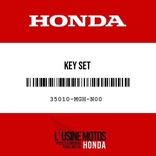 image de 35010-MGH-N00 KEY SET