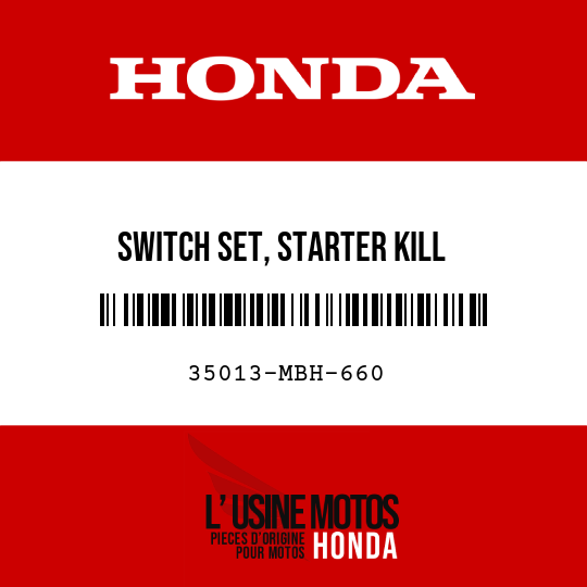 image de 35013-MBH-660 SWITCH SET, STARTER KILL