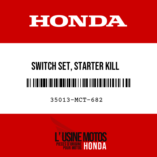 image de 35013-MCT-682 SWITCH SET, STARTER KILL