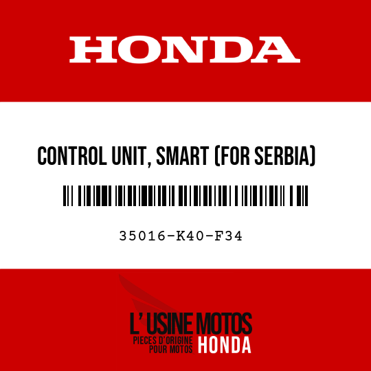 image de 35016-K40-F34 CONTROL UNIT, SMART (FOR SERBIA)