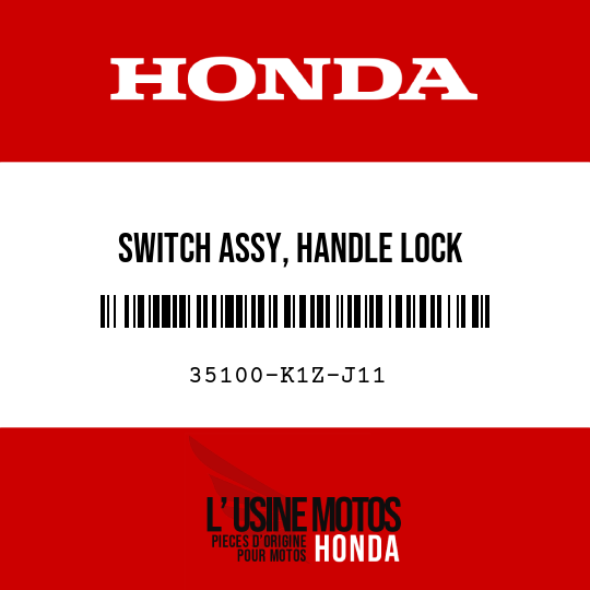 image de 35100-K1Z-J11 SWITCH ASSY, HANDLE LOCK