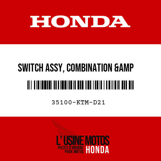 image de 35100-KTM-D21 SWITCH ASSY, COMBINATION &amp   LOCK