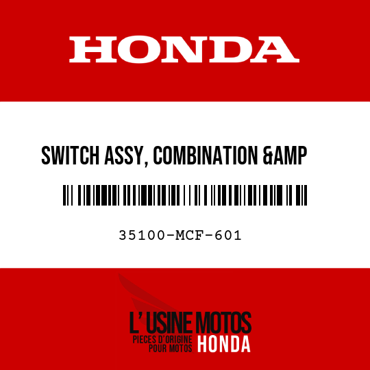 image de 35100-MCF-601 SWITCH ASSY, COMBINATION &amp   LOCK