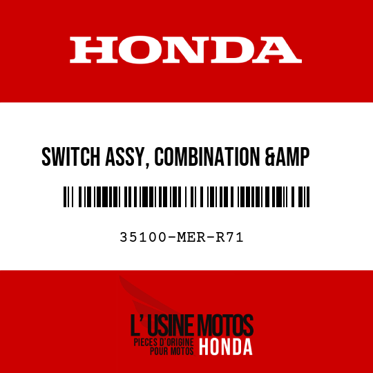 image de 35100-MER-R71 SWITCH ASSY, COMBINATION &amp   LOCK