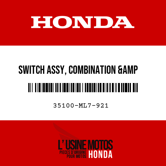 image de 35100-ML7-921 SWITCH ASSY, COMBINATION &amp   LOCK