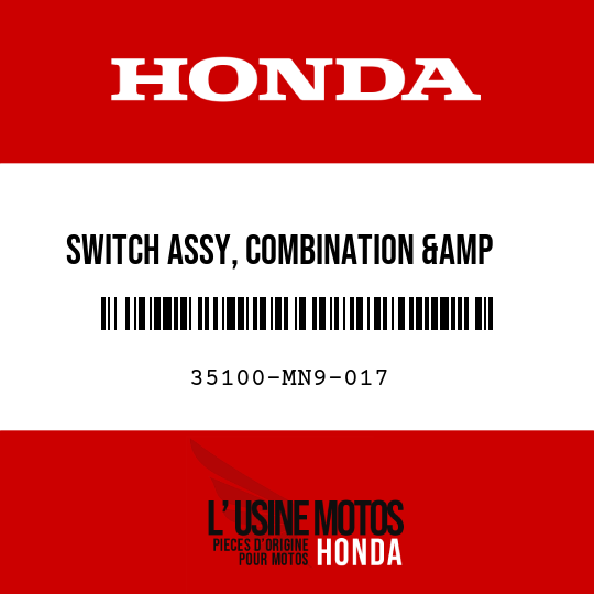 image de 35100-MN9-017 SWITCH ASSY, COMBINATION &amp   LOCK