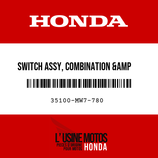 image de 35100-MW7-780 SWITCH ASSY, COMBINATION &amp   LOCK