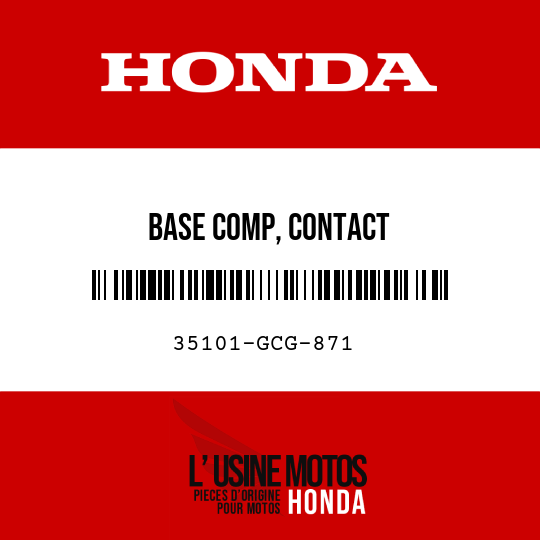 image de 35101-GCG-871 BASE COMP, CONTACT