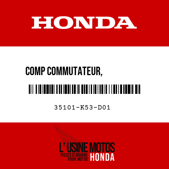 image de 35101-K53-D01 COMP COMMUTATEUR,            VERROUILLAGE POIGNEE