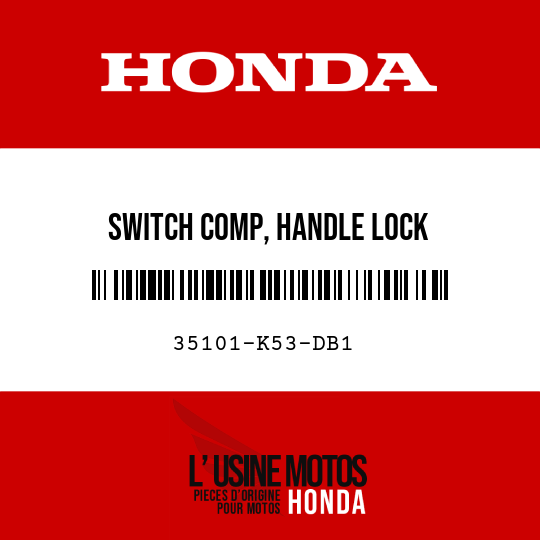 image de 35101-K53-DB1 SWITCH COMP, HANDLE LOCK
