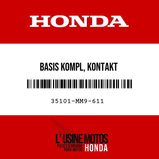 image de 35101-MM9-611 BASIS KOMPL, KONTAKT