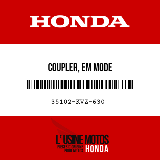 image de 35102-KVZ-630 COUPLER, EM MODE