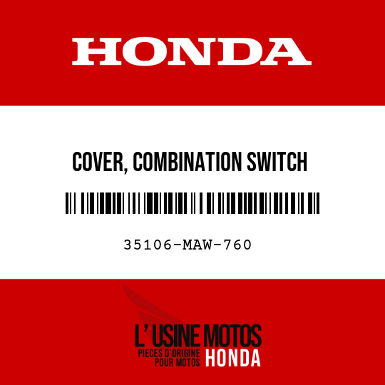 image de 35106-MAW-760 COVER, COMBINATION SWITCH