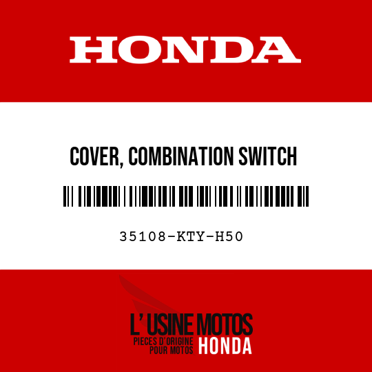 image de 35108-KTY-H50 COVER, COMBINATION SWITCH