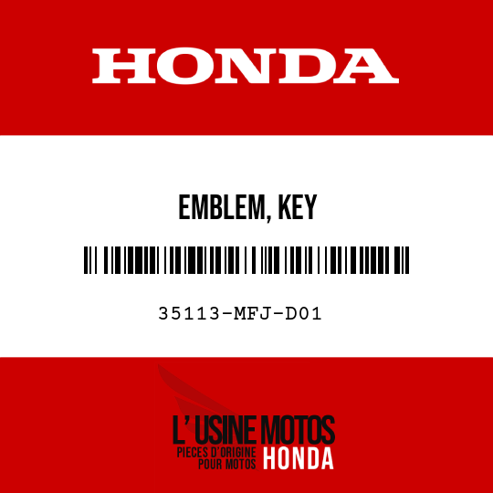 image de 35113-MFJ-D01 EMBLEM, KEY