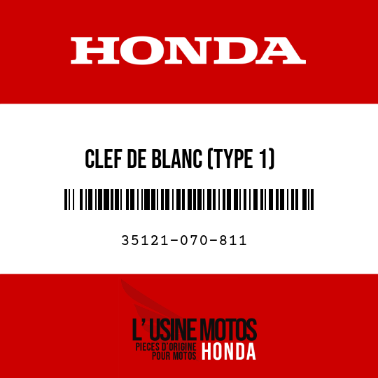 image de 35121-070-811 CLEF DE BLANC (TYPE 1)