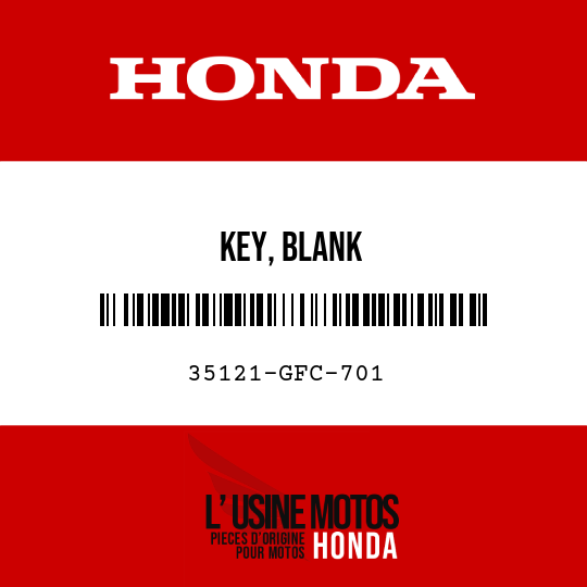 image de 35121-GFC-701 KEY, BLANK