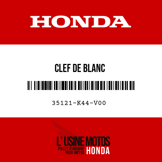 image de 35121-K44-V00 CLEF DE BLANC