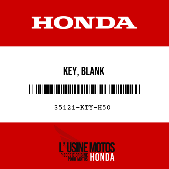 image de 35121-KTY-H50 KEY, BLANK