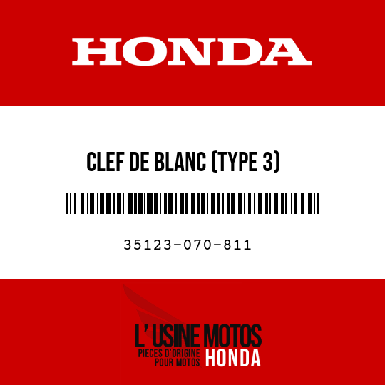 image de 35123-070-811 CLEF DE BLANC (TYPE 3)